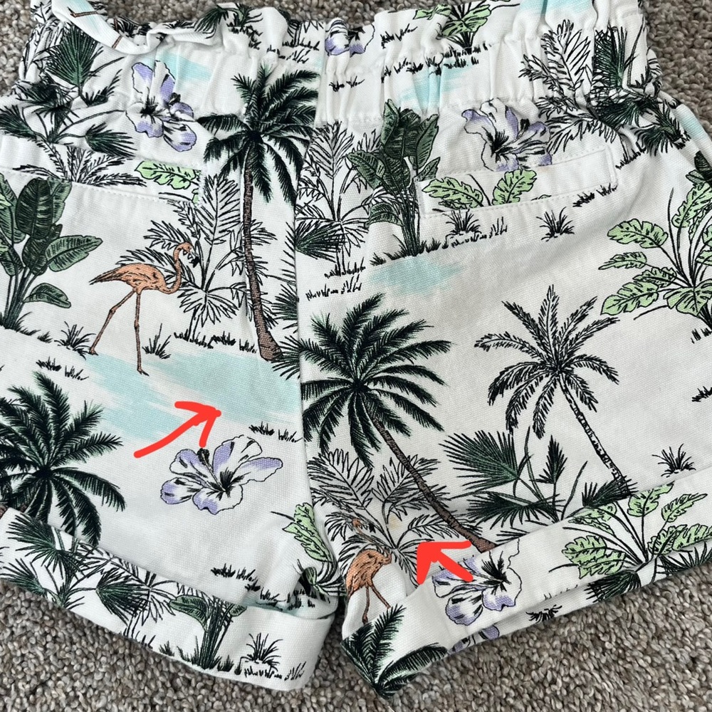 2T Janie and Jack Tropical Shorts - Picture 3 of 5